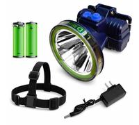 Homyl Waterproof USB, Functions as Power Bank - Hand Hand Gesture Control Mode - Elastic Strap for Head - For Fishing - With Hand, 49900-O, 600-hour battery life, dual lithium battery