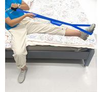 Homymusy Aluminum Leg Lift Strap, Leg Lifter with Large Foot Strap, Mobility Aid for Disabled and Elderly, Leg Lifters After Hip Replacement for Hip Knee Surgery (Blue, 40")
