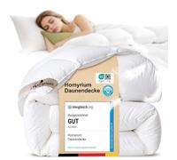 Homyrium Down Duvet 155 x 220 cm All-Year Duvet 155 x 220 cm Down 4 Seasons Duvets Down Duvet Feather Beds Filling Weight: 1400 g Oeko-Tex and RDS Certified