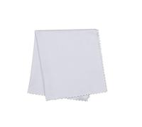 HomyWord 10 PCS White Microfiber Cleaning Cloth For All Gentle Surfaces, Touchscreens, Smartphones, Camera Lenses, LCD Screens & HD Screens 5.5x5.5 inch