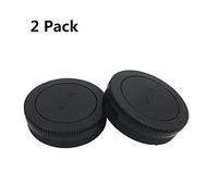 HomyWord 2 PACK Body Cap & Camera Rear Len Cover Set For Mirrorless Cameras Canon EOS M M2 M3 M5 M6 M10