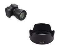 HomyWord Camera Flower Lens Hood Shade Compatible with Canon EF-S 18-135mm f/3.5-5.6 IS USM Lens With 67mm Lens Cap (For EW-73D)