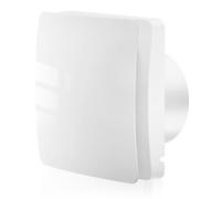 Hon&Guan 102mm Bathroom Extractor Fan with Timer, 110m³/h, 5W, 35dB Quiet | 4 Inch, Backdraught Damper, 5 Delay Setting, IP64 Waterproof, DC Motor, Memory Function, Easy Cleaning, Wall Ceiling Mount