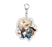 Hon kai Star Rail Acrylic Keyring Hon kai Character Figure Acheron Aventurine Sparkle Sunday Acrylic Keychain Bag Decorative Pendant Anime Cosplay Party Accessories (E)