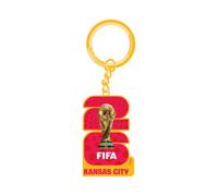 HONAV 2026 FIFA World Cup Kansas City Keychain - Officially Licensed, Collectible Gift for Fans, Durable Metal Ring for Keys, Backpacks