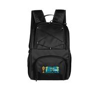 HONAV FIFA Dallas Host City 24 Can Backpack Cooler - Leak-Proof Lining, Bungee Cord Top & Shoulder Straps - Portable Cooler for Tailgates, Beach & Outdoor Events