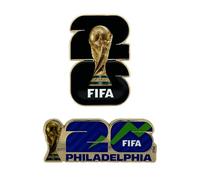 HONAV FIFA World Cup 2026 Philadelphia Host City Lapel Pin Bundle - Officially Licensed Collectible Souvenir - Gift & Event Keepsake (2-Pack)