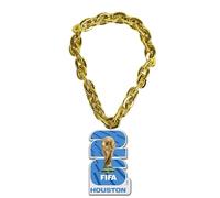 HONAV FIFA World Cup Houston Host City 17" Fan Chain - Durable FIFA Lanyard, Lightweight & Comfortable, Officially Licensed Design - Great Game Day & Supporting Your Country