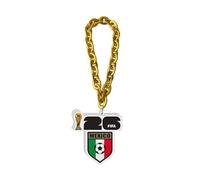 HONAV FIFA World Cup Mexico Flag 17" Fan Chain - Durable FIFA Lanyard, Lightweight & Comfortable, Officially Licensed Design - Perfect for Badges, Keys & Everyday Use