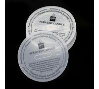 Honbay 100PCS Paper Candle Protectors - Pull Tab Lids for Craft Candle Making & Dust Protection (55mm)