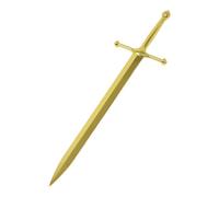 Honbay 1PCS Sword-Shaped Letter Opener Knife Letter Opening Tool Zinc Alloy Envelope Slitter Metal Envelope Opener Sword Envelope Open Tool Mail Opener for School Home Office Mail Supplies (Gold)