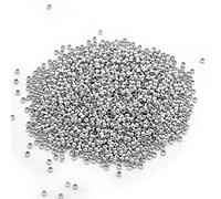 Honbay 2000pcs 2mm Round Crimp Beads Spacer Stoppers Beads for DIY Jewelry Making (Silver)