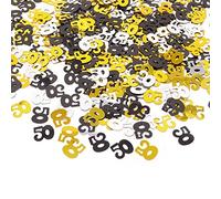 Honbay 2100 Pieces 1.6Oz Double Sided Sparkly Number 50 Confetti for 50th Birthday, 50th Class Reunion, 50th Wedding Anniversary,etc (Mixed)
