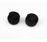 Honbay 2pcs Black Rubber Round Violin Viola Mute