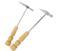 Honbay 2PCS Metal Kalimba Tuning Hammers Thumb Piano Tuning Hammers with Handle Percussion Instrument Tool Accessory