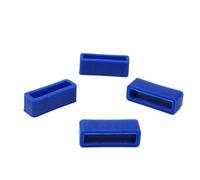 Honbay 4 x Navy Blue Rubber Replacement Watch Strap Loops 20mm