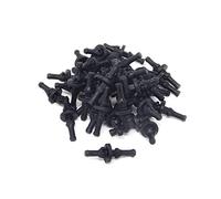 Honbay 40PCS PC Case Fans Black Rubber Reducing Noise Anti-Vibration Screws Fan Rivet for PC Case Fan or CPU Fan