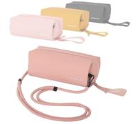 Honbobo Carry Case for DJI Osmo Pocket 3/Insta360 X5/Insta360 GO3S/DJI Osmo Mobile Handheld Stabilizer (Pink)