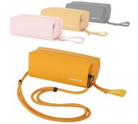 Honbobo Carry Case for DJI Osmo Pocket 3/Insta360 X5/Insta360 GO3S/DJI Osmo Mobile Handheld Stabilizer (Yellow)