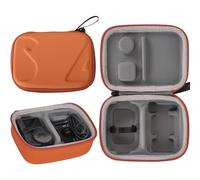 Honbobo Case for DJI Osmo Action 6, Carrying Case Protective Case Travel Bag Transport Storage Bag Accessories for DJI Osmo Action 6 Standard Combo (Orange)