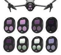 Honbobo Filter/Filter set for DJI Mavic 4 Pro, UV/CPL/ND Filter Lens Accessories for DJI Mavic 4 Pro (8pcs(CPL+ND8+ND16+ND32+ND64+ND1000+STAR+NIGHT))