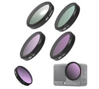 Honbobo Filter for DJI Osmo Action 6, UV/CPL/ND/NIGHT/Macro15X/Black Mist Filter Lens Filters Kit Lens Protection Accessories for DJI Osmo Action 6 (4PCS (CPL Macro 15X ND8 ND32))