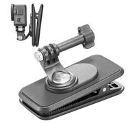 Honbobo Magnetic Backpack Clip Mount Hat for GoPro/DJI/Insta360 Camera | for DJI Osmo Action 6/DJI Osmo Action 5 Pro/Insta360 Ace Pro 2/Insta360 Ace Pro/GoPro Mission 1/1 Pro /GoPro Max 2/GoPro Max