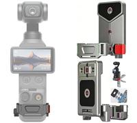 Honbobo Magnetic Mount for DJI Osmo Pocket 4, Expansion Frame Quick-Release Adapter Mount Accessories for DJI Osmo Pocket 4, Aluminum Cage with 1/4” Thread/GoproAdapter/Cold Shoe/Osmo Action Mount