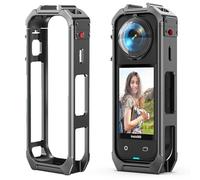 Honbobo Magnetic Quick Release Cage for Insta360 X5, Protective Frame Metal Camera Cage Expansion Vertical Horizontal Bracket Accessories for Insta360 X5