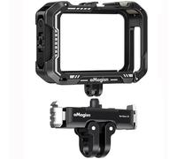 Honbobo Metal Xplorer Grip Kit for GoPro/DJI/Insta360 Action Camera, Shooting Handle Accessories for GoPro 13/Insta360 GO Ultra/Ace Pro 2/DJI Osmo Action 5 Pro (for Hero 13/12/11/10/9(Cage+Mount))