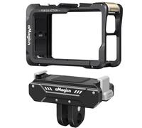 Honbobo Metal Xplorer Grip Kit for GoPro/DJI/Insta360 Action Camera, Shooting Handle Accessories for GoPro 13/Insta360 GO Ultra/Ace Pro 2/DJI Osmo Action 5 Pro (for Action5Pro/4/3(Cage+Mount))