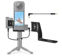 Honbobo Mic Cold Shoe Mount Accessories for Insta360 X5, Invisible Microphone Extension Adapter Holder for DJI Mic 2/DJI Mic Mini/Rode Wireless (for Mic Mini)