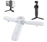 Honbobo Selfie Stick Tripod for Insta360/DJI/GoPro, Mini tripod Quick Release Selfie stick mount Accessories for Insta360/DJI/GoPro (White)