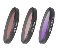 Honbobo Waterproof Case Diving Filter for Insta360 GO Ultra, Pink/Red/Violet Underwater Filter Lens Protection Accessories for Insta360 GO Ultra Dive Case (3PCS)
