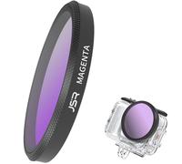 Honbobo Waterproof Case Diving Filter for Insta360 GO Ultra, Pink/Red/Violet Underwater Filter Lens Protection Accessories for Insta360 GO Ultra Dive Case (Violet)
