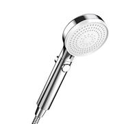 HONBOO High Pressure Shower Heads, Water Saving Showerhead with Pause Switch, 3 Mode Showerhead, Suitable for Bathroom, Children, Pet Use, and Gym Use, Chrome