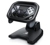 HONCAM Steering Wheel for PS5/PS5 Elite Controllers, Racing Wheel Table Attachment with 4 Suction Cup for Playstation 5 Dualsense Controller, Playstation 5 Accessories Enhanced Stability for Immersive