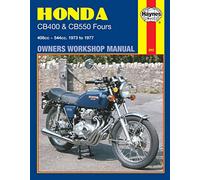 Honda 400 and 550 Fours 408cc 544cc 1973 Onwards Owner's Workshop Manual (Motorcycle Manuals)