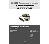Honda Acty English Factory Service Manual