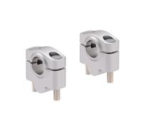 Honda CB 500 X 2013-2018 Handlebar Risers 25mm Silver BY HEPCO & BECKER