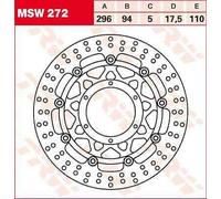 Honda CBR 250 R ABS 2011-2014 TRW Round Floating Brake Disc MSW272