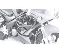 Engine Guard Black For Honda CBR 125 R (2007-2011)