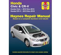 Honda Civic & CR-V: Honda Civic 2012 Thru 2015 & Cr-v 2012 Thru 2016