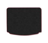 Honda Civic (2012-2017) [Hatchback] Only Suitable for Hatchback Models; Not Suitable for Models with Factory Subwoofer Boot Liner Premium Tufted Carpet Tailored Fit Car Floor Boot Mat Red Binding