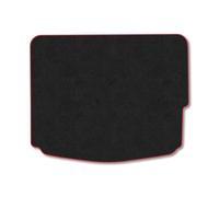 Honda Civic (2012-2017) [Hatchback] Only Suitable for Hatchback Models with a Factory Subwoofer Boot Liner Premium Tufted Carpet Tailored Fit Car Floor Boot Mat Red Binding Protector Durable