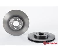 HONDA CR-V Brembo Coated Brake Discs Front 2001-2006 Pair