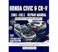 HONDA CIVIC & CR-V REPAIR MANUAL 2001-2011: Detailed Procedures for Engine Service, Drivetrain Repairs, Electrical Troubleshooting, Preventive Maintenance, and System Diagnostics