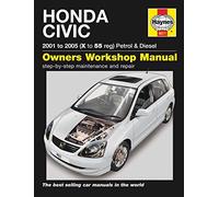 Honda Civic Petrol and Diesel Service and Repair Manual: 2001 to 2005 (Haynes Service and Repair Manuals)