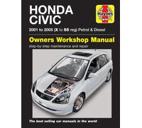 Honda Civic Petrol & Diesel (01 - 05) Haynes Repair Manual