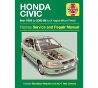 Honda Civic Petrol (Mar 95 - 00) Haynes Repair Manual: 95-00